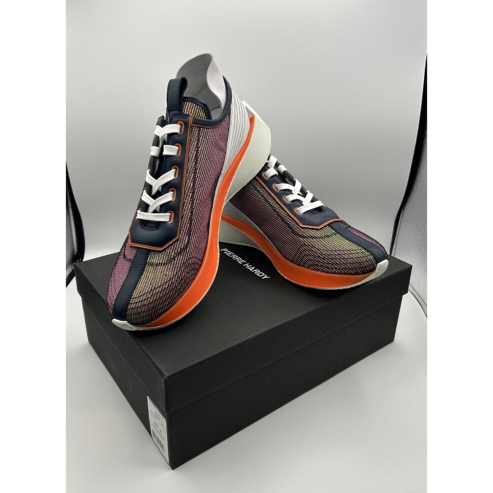 PIERRE HARDY Sport Jacquard TX01 Sneakers Men's 44/US 11 Multicolor LIMITED NIB!